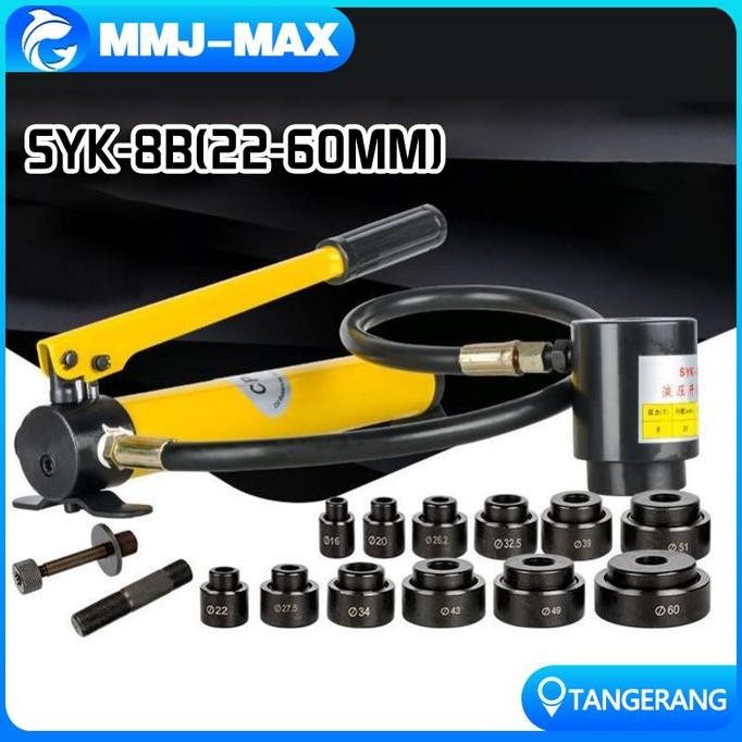 

Hydraulic Hole Punch SYK-8B 22-60mm/Pelubang Busbar Hidrolik