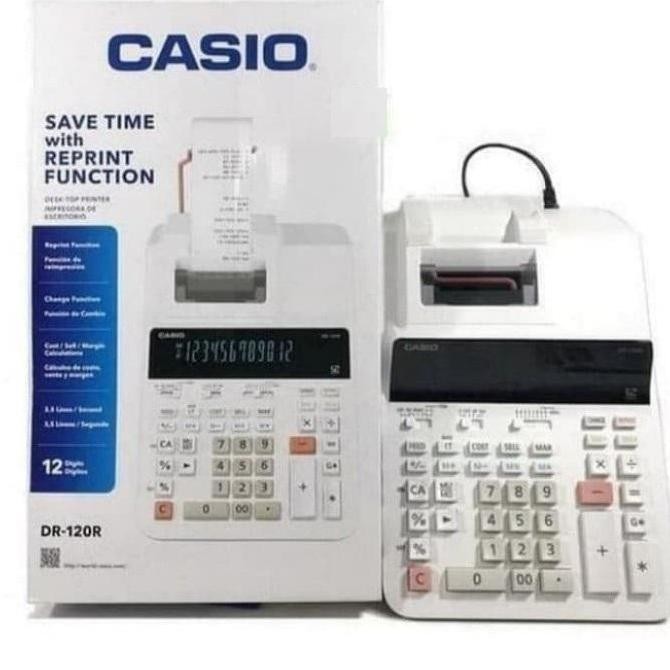 

Kalkulator Calculator Calkulator Kalculator Print Casio Dr120Tm Dr 120 Co
