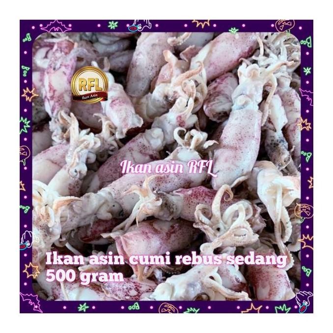 

Ikan Asin Cumi Rebus Sedang 500 Gram