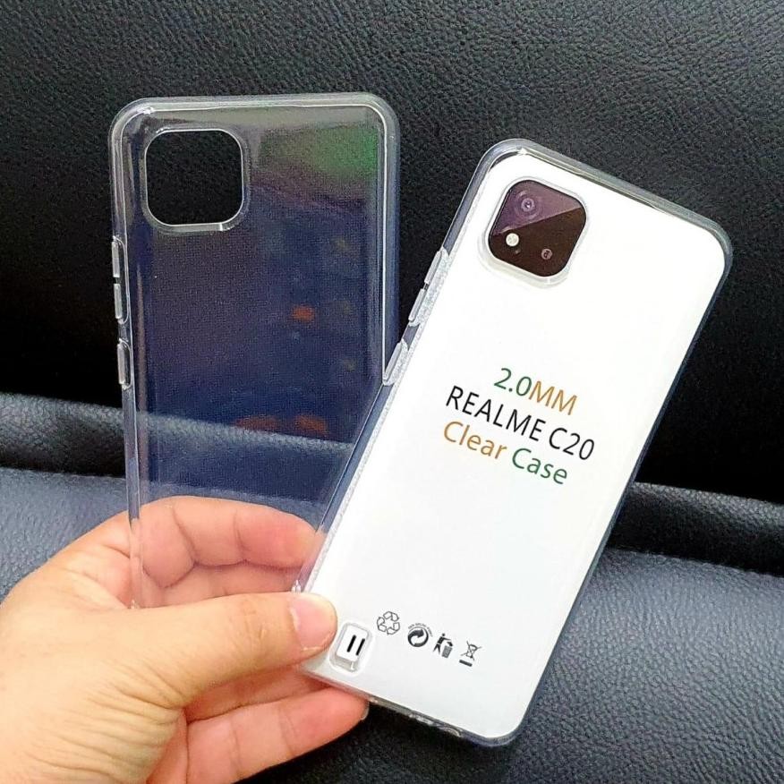 Premium Case Hp Realme C20 / C11 2021 Casing Clear Hd Softshell Bening Jelly Softcase