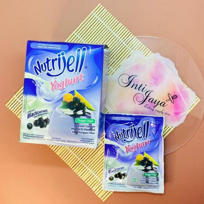 

Ready oke] NUTRIJELL YOGHURT BLACKCURRANT