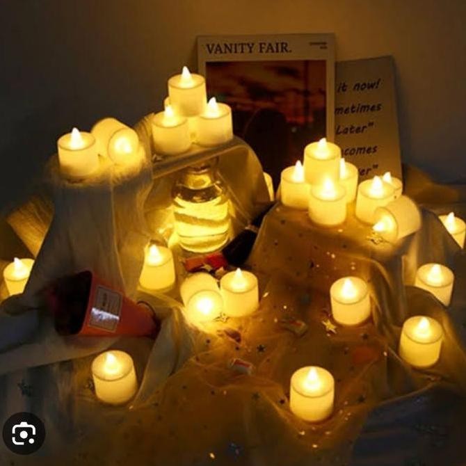 New Lilin Led Kecil/ Lilin Baterai Kecil Lampu Murah