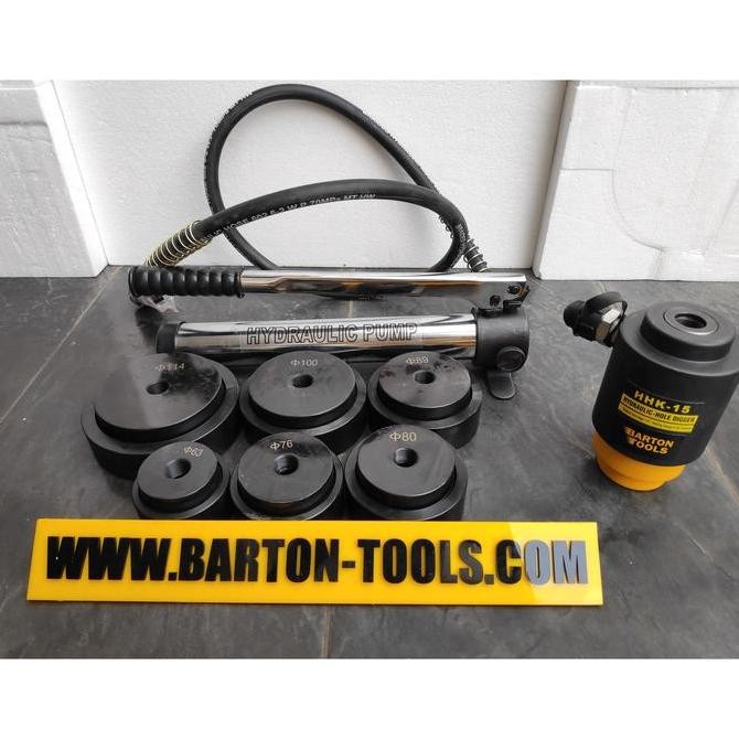 

4 mm 16-114mm Hydraulic Knockout Hole Puncher Plong Hidrolik BARTON