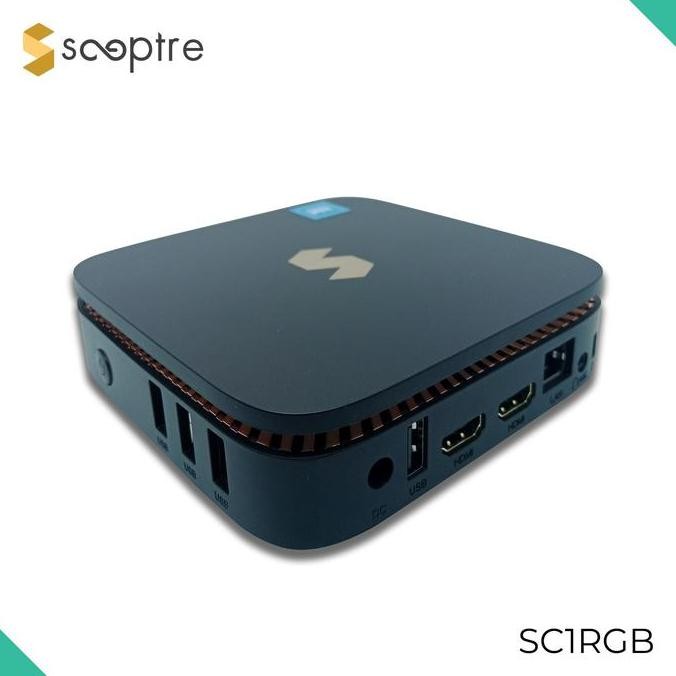 Scee Sc1Rgb Mini Pc Intel N100 Bnib Resmi 1 Tahun Cpu Ddr4 8Gb/16Gb Nvme 256Gb/512Gb/1Tb Windows 11 