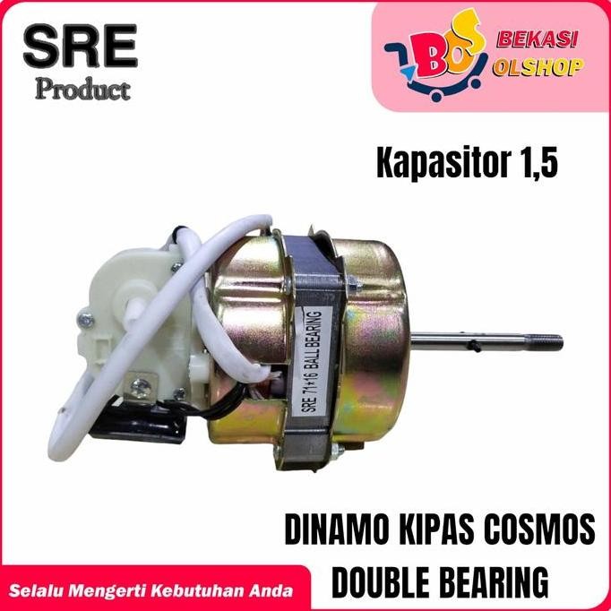 DINAMO KIPAS COSMOS DOUBLE BEARING / MOTOR KIPAS COSMOS BEARING