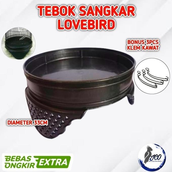 TEBOK LOVEBIRD PLASTIK TEBOK SANGKAR KANDANG LOVEBIRD TEBOK PLASTIK