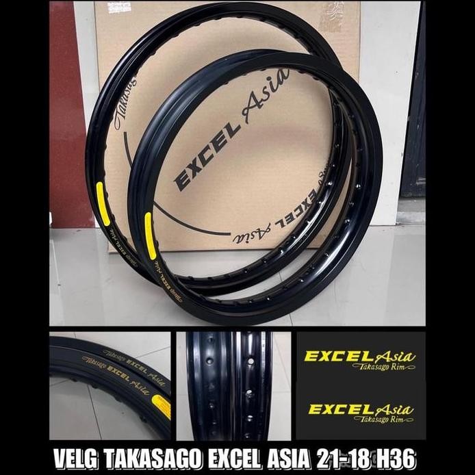 VELG TK EXCEL TAKASAGO ASIA RING 21/18 LEBAR 1.60/2.15 KLX CRF