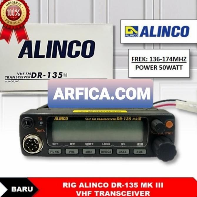RADIO RIG ALINCO ALINCO DR-135 MK3 DR 135 / ALINCO DR 135 VHF GARANSI murah