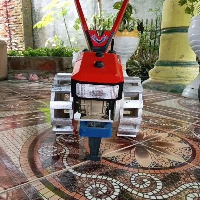 Lp_12 Mainan Anak Miniatur Traktor Sawah / Traktor Oleng / Traktor Bajak Sawah Ow42