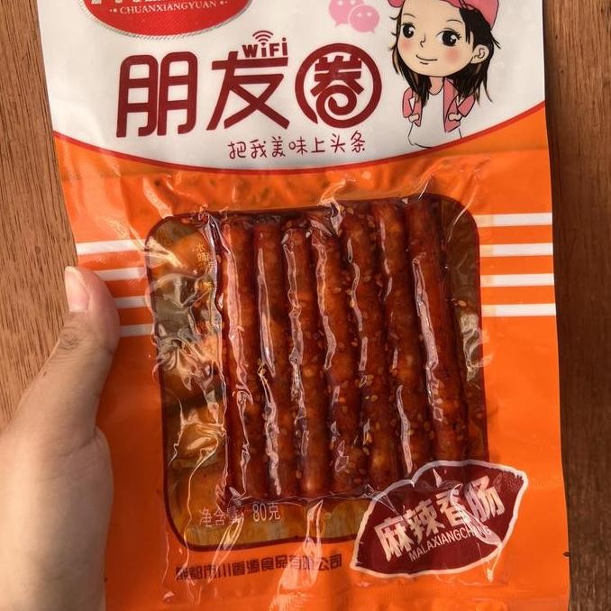 

Cemilan Instan Sosis Ma La Xiang Chang / Nonhalal