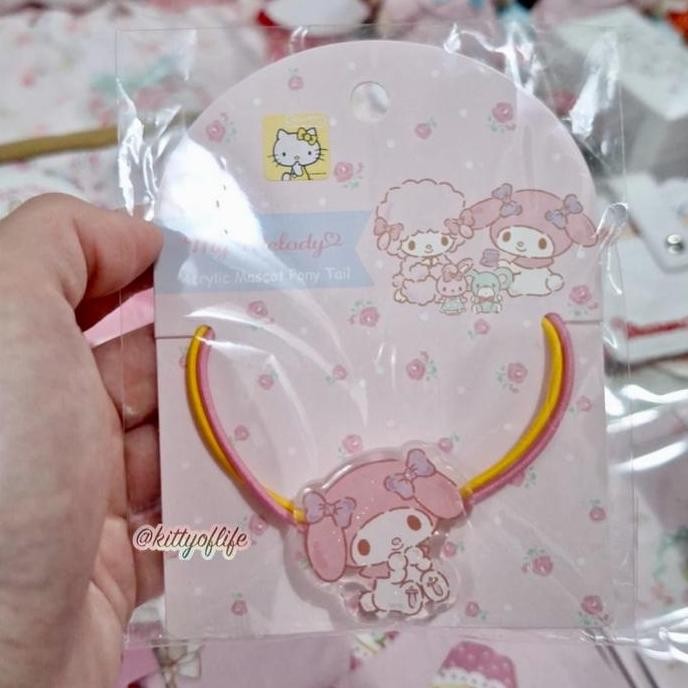 Karet Rambut Acrylic Mascot My Melody Sanrio Original LS
