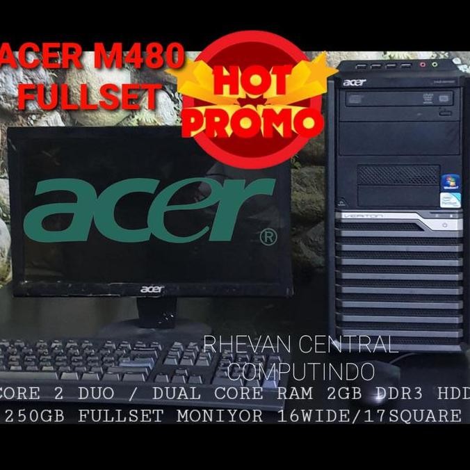 Pc Komputer Acer Fullset New Stok
