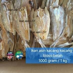 

Ikan Asin Kacang Kacang Belah / Bloso Belah Super 1000Gram / 1 Kg