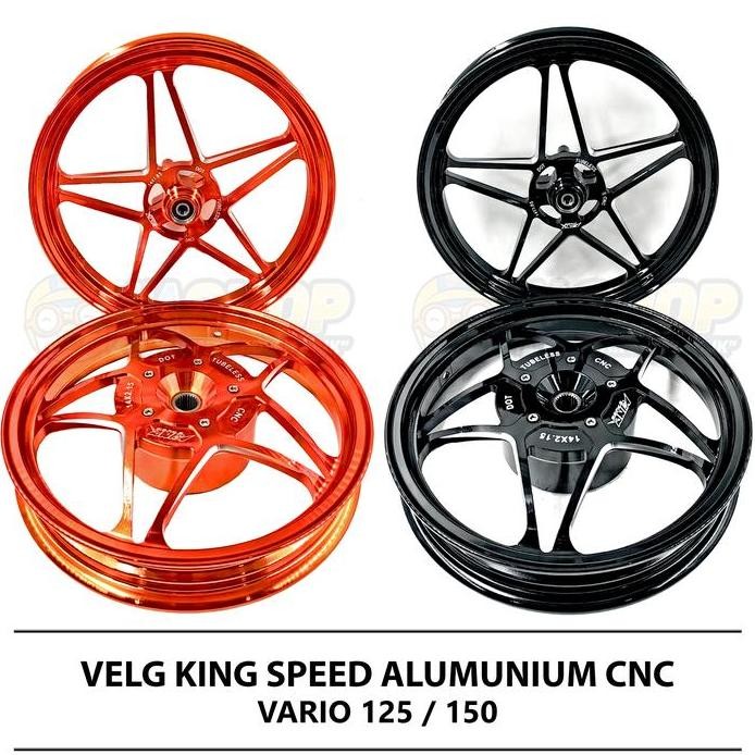 Velg King Speed Bintang Vario 125 / 150 KingSpeed Aluminium CNC