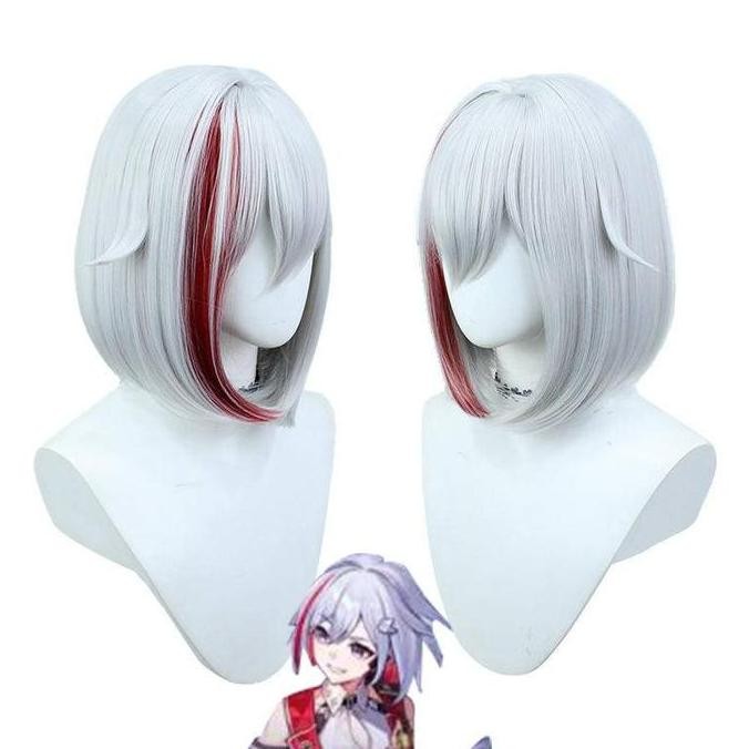 WetroseHonkai: Star Rail Topaz Cosplay Wig Simulated Scalp 35cm