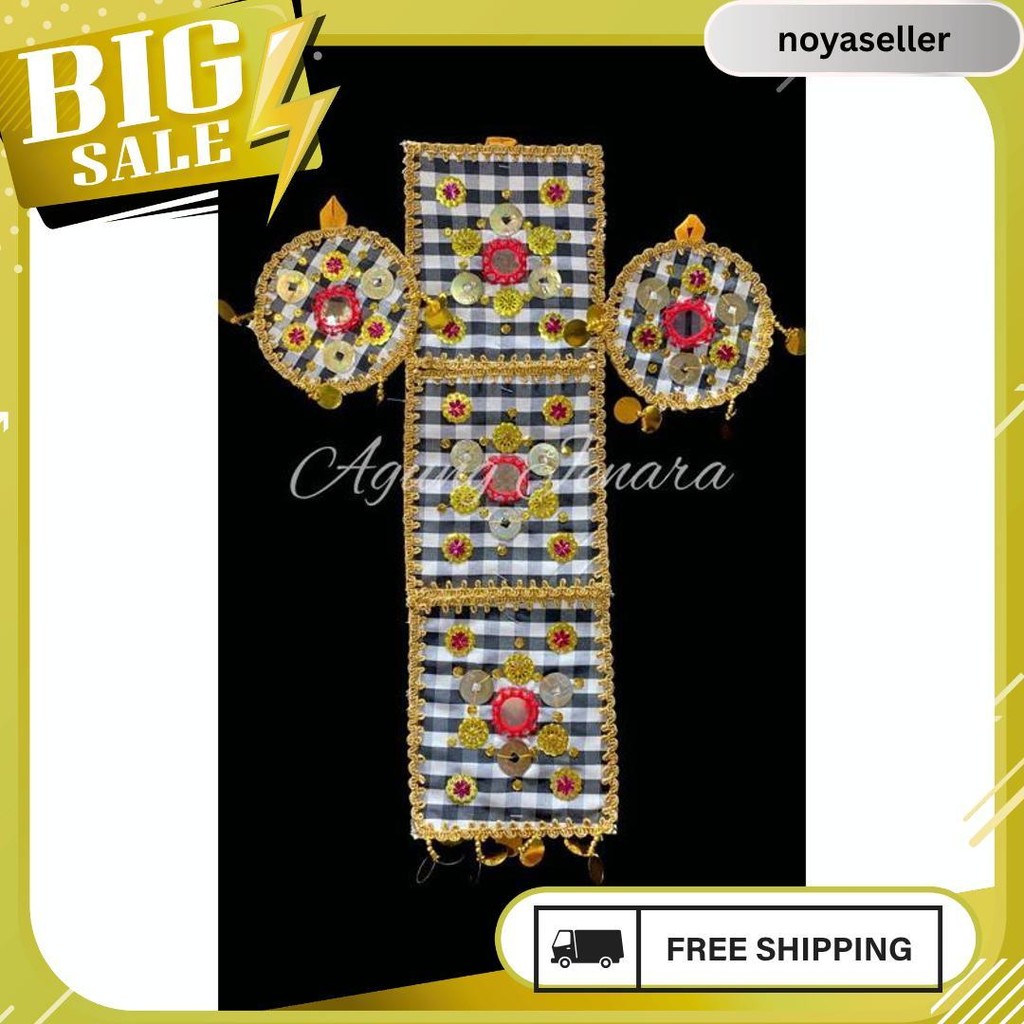 Lamak Pis Bolong |  Lamak Bali | Lamak Pelinggih Siap Kirim