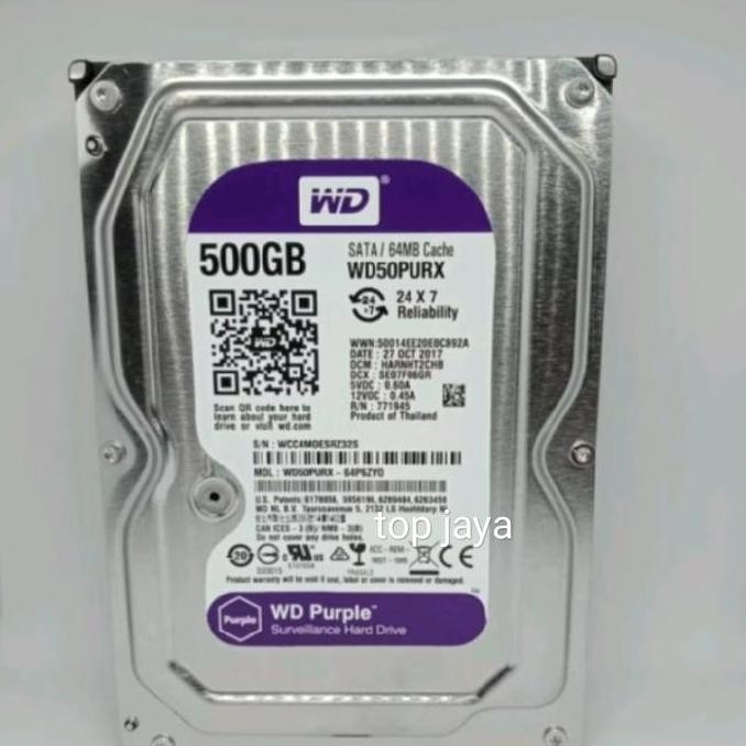 ready Hardisk wd internal 2Tb hardisk wd purple