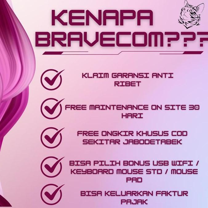 Pc/Cpu Rakitan I3 3220 Mb H61 Asus Ddr3 8Gb Hdd 500Gb Cas Psu New New Stok