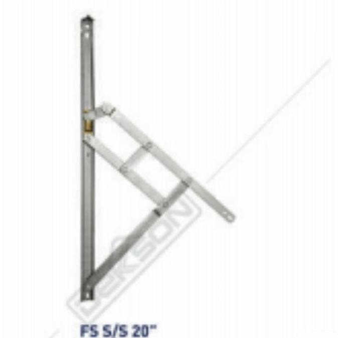 20" Engsel Jendela Aluminium Jungkit , engsel casement Dekson