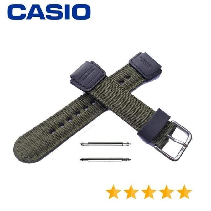 baru STRAP TALI JAM TANGAN CASIO AW80 AW82 LEATHER KULIT KANVAS TALIJAM
