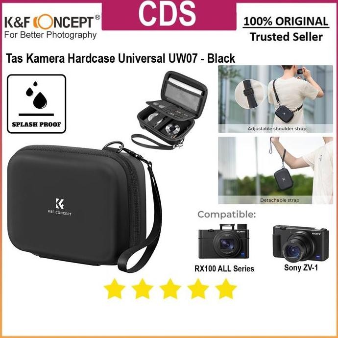 KNF CONCEPT Tas Kamera Hardcase EVA universal UW07 for Sony RX100 RX100VI RX100VI ZV1 Lumix LX100