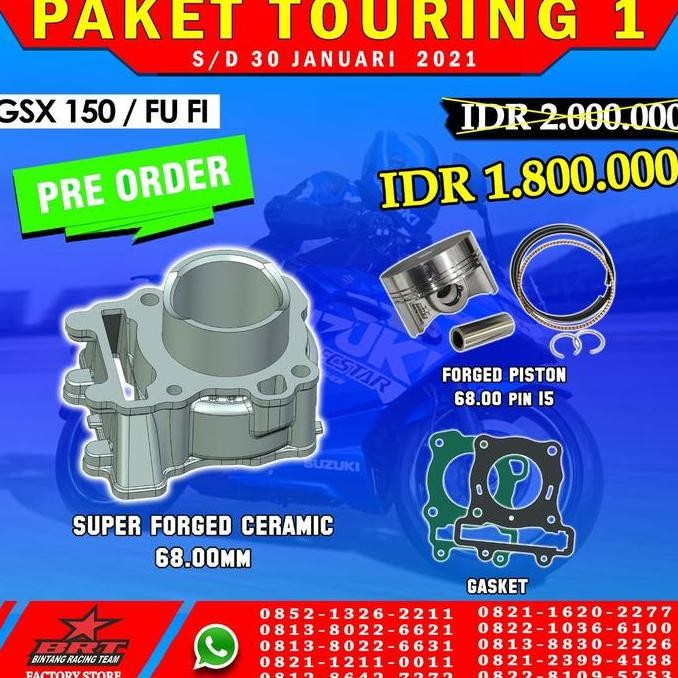 PAKET TOURING 1 GSX 150 / FU FI BRT