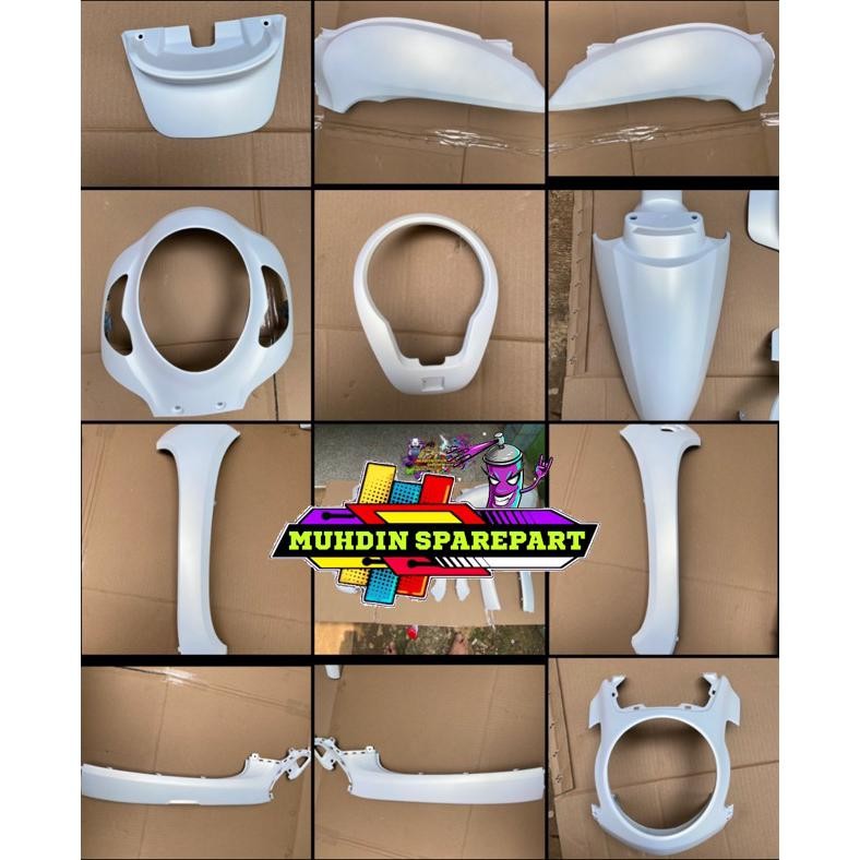 Cover Body scoopy new preste K2F 2022 2023 Putih Dof dop orinal