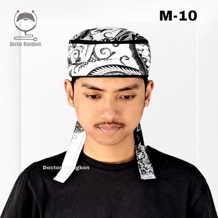 baru  Peci Kopiah Iket Batik Model Imamah Terbaru Blangkon Sunda Jawa Bali - Muslim Songkok untuk Pr