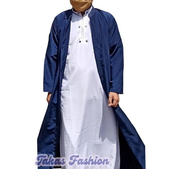 baru  GROSIR Jubah Luaran pria muslim / JUBAH BELAH muslim/ jubah Al-Harby