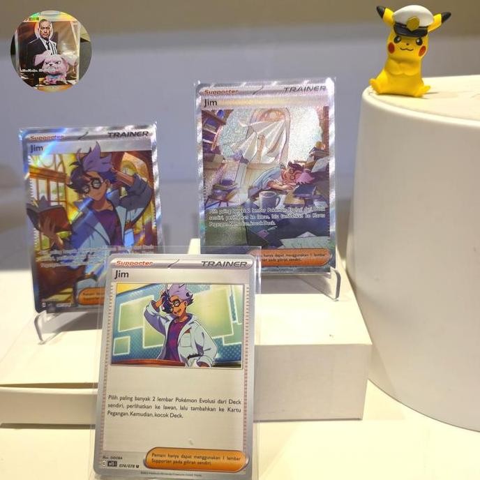Jim sr sar common kartu supporter trainer pokemon  tcg indo