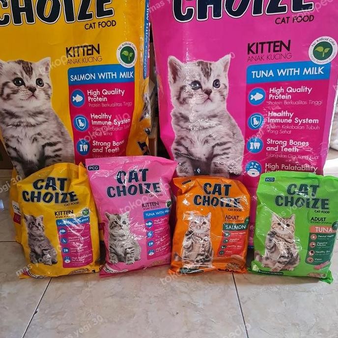 cat choize kitten adult tuna salmon/cat choize kitten 1kg/adult 800gr