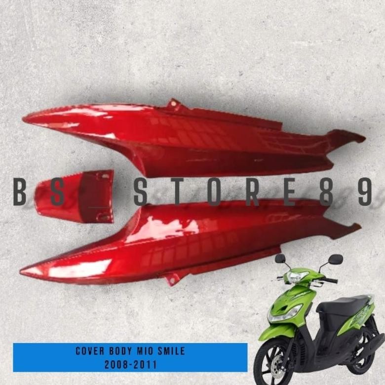 KAP BODY BELAKANG YAMAHA MIO SMILE 20 2009 2010 2011 MERAH MAROON | COVER BODY BELAKANG MIO SMILE MA