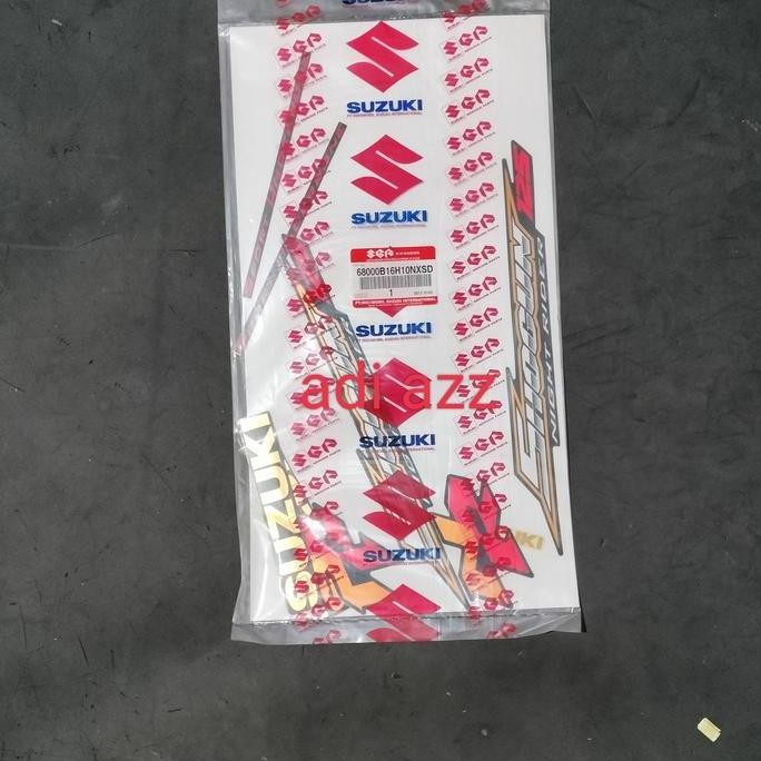 striping stiker lish full body Shogun 125 fl robot nr original SGP