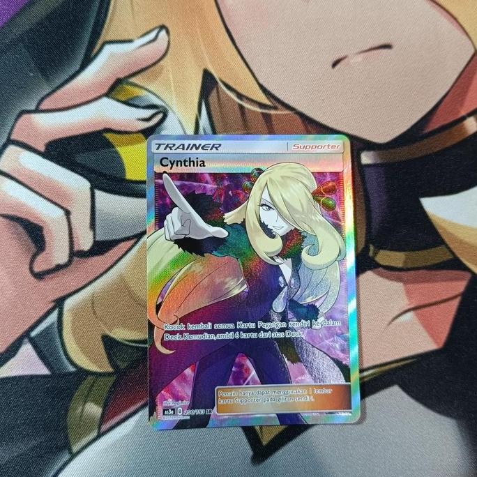 kartu pokemon cynthia sr as3a Indonesia