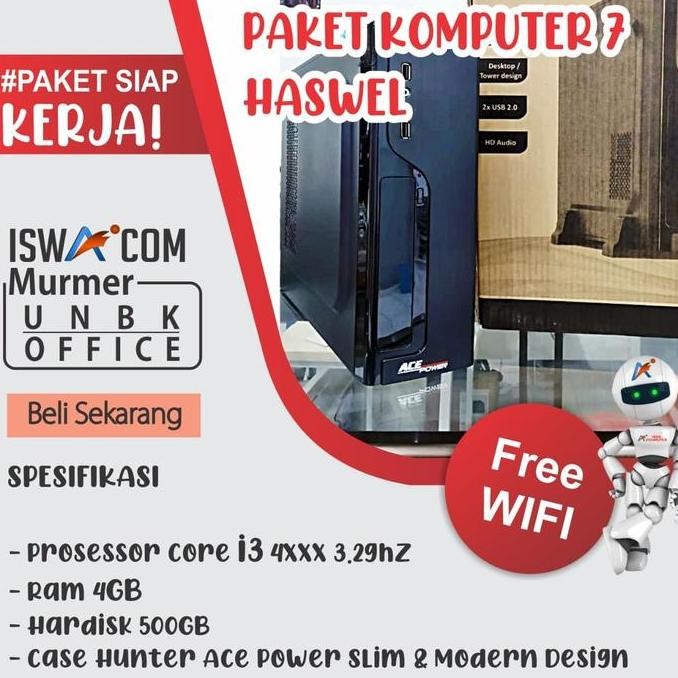 Mini Pc Haswel Gen4 Core I3 Intel New Stok