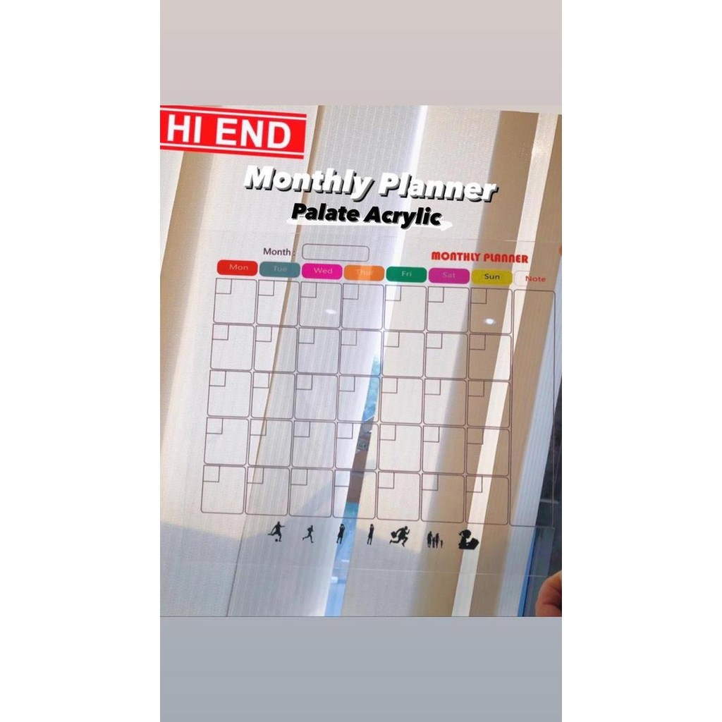 

READY Acrylic/Akrilik Monthly Planner/Weekly Planner/Daily Planner NEW
