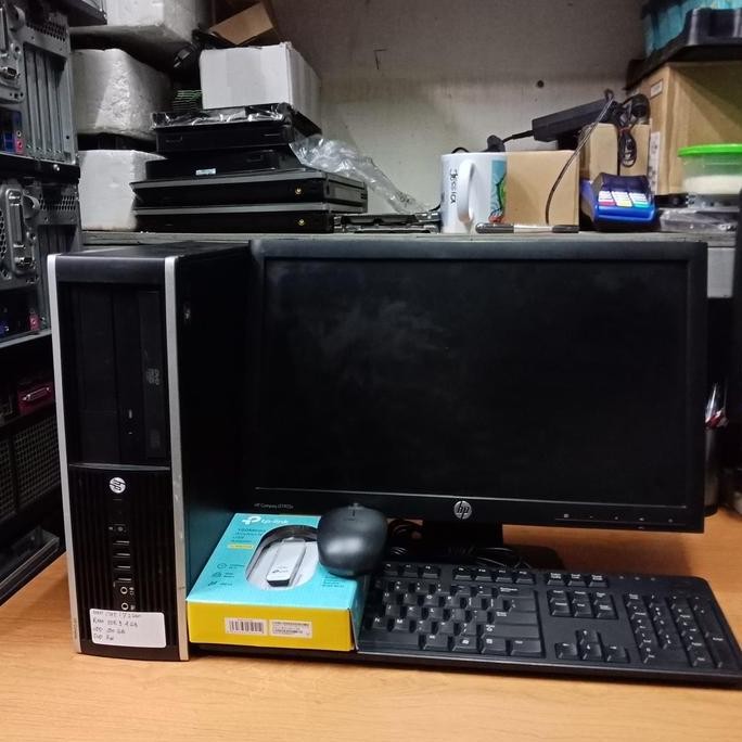 Paket Komputer Bekas Branded Hp /Core2Duo /Lcd 17 In Hp Free Key-Mouse New Stok