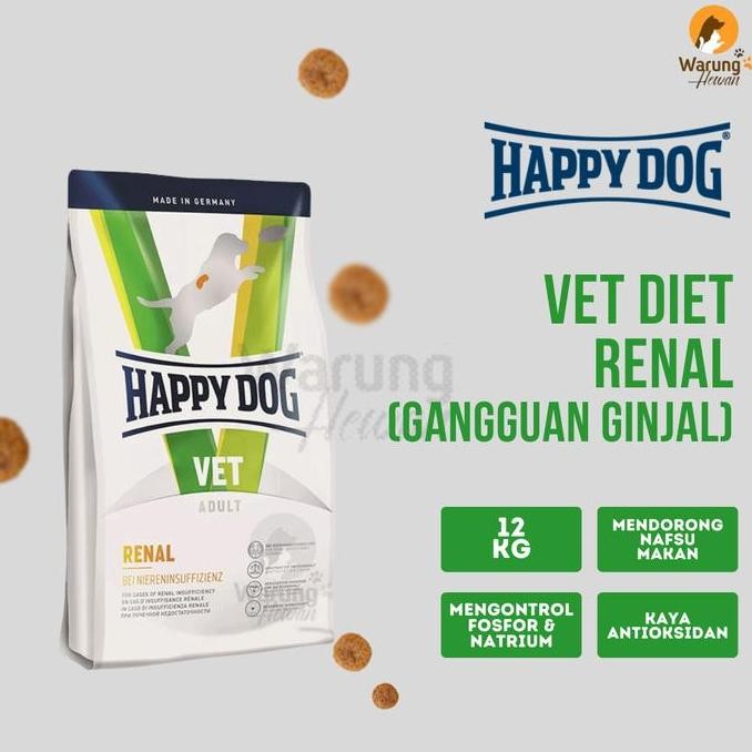 TERMURAH - Happy Dog Vet Diet Renal 12 Kg