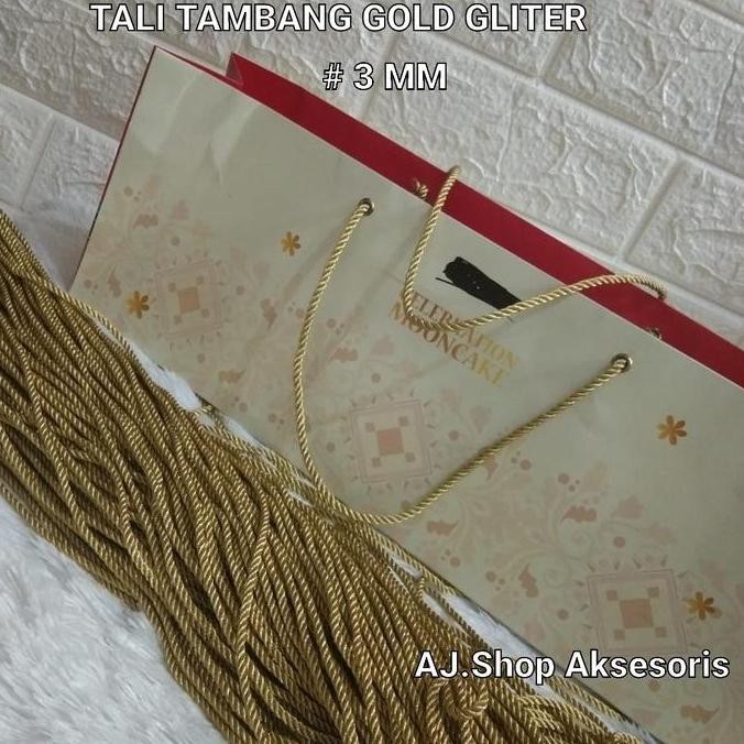 

TALI KUR TAMBANG GOLD SILVER 3 MM / 5 MM /10 MM PER PACK