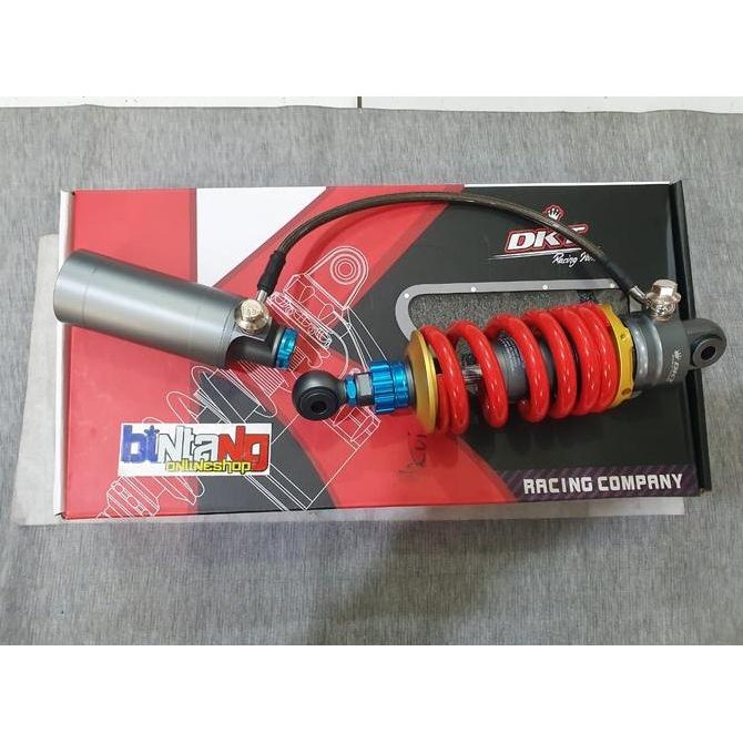 Shock belakang DKT Tabung pisah warna Merah sonic 125 Old/NINJA
