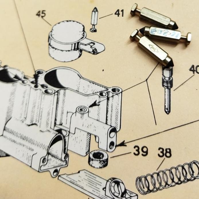 ready jarum pelampung karbu vespa super sprint px pxe excel inc ori nos
