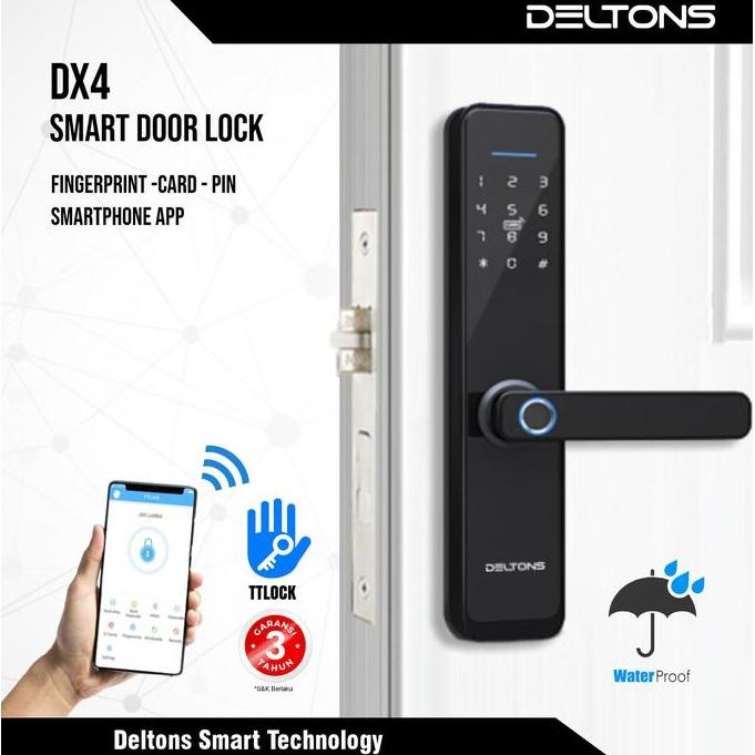 Fingerprint Smart Door Lock Digital Door Lock Electronic Lock Deltons