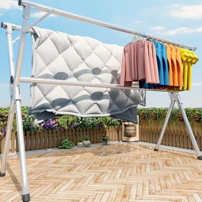 TERLARIS - Jemuran baju Besi ori Kuat kokoh Jemuran baju murah