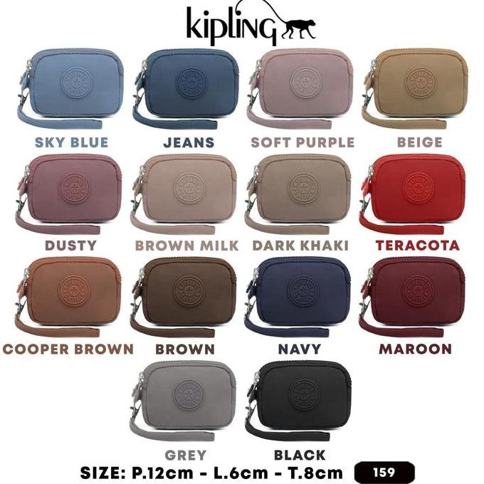 baru Dompet Koin Kipling 159 3 Resleting