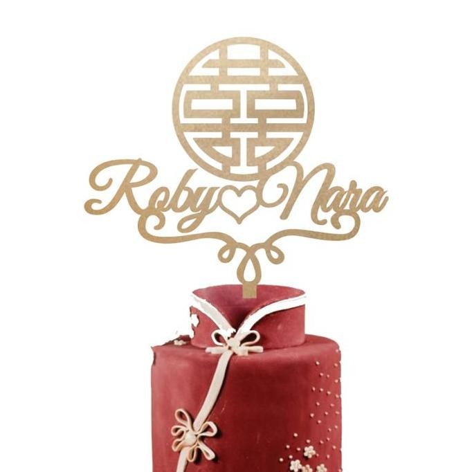 CUSTOM CAKE TOPPER SANGJIT / TOPPER KUE SANGJIT LAMARAN
