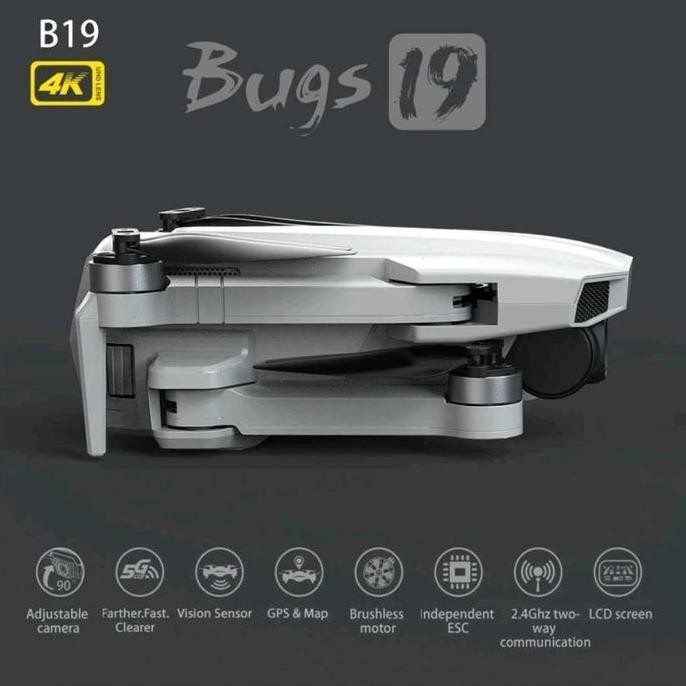 TERBARU - MJX Drone Bugs 19 GPS With 4K GPS 5G Wifi Camera