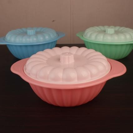 [3 & 6 Pcs] Basi Miniso Bulat / Basi Prasmanan Bulat/ Basi Prasmanan Plastik Bulat Best Seller