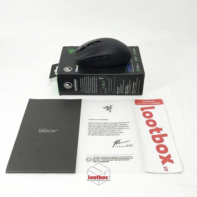 NEW Mouse Gaming Bluetooth & Wireless Razer Orochi v2 Hyperspeed B SECOND