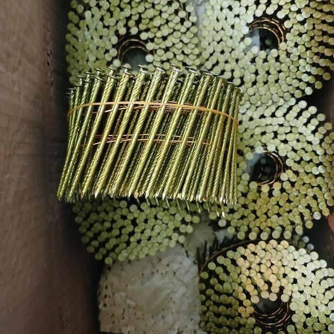 paku coil nail 70mm ulir merek primero.paku pallet fs2570 ulir.FS70V5