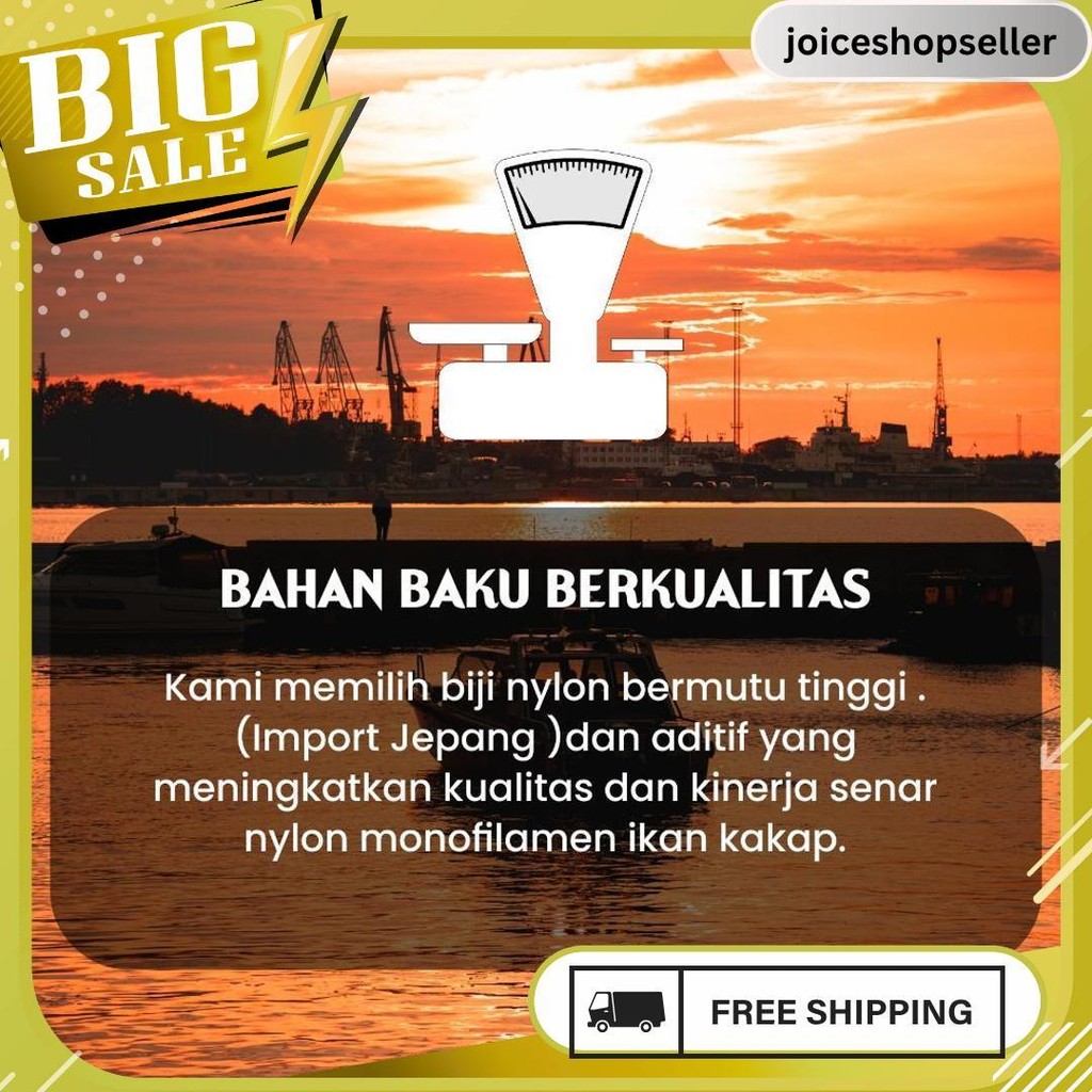 Senar Cap Ikan Kakap  Ukuran 400 (25)  Per Roll /Tali Senar Pancing / Senar Layangan Termurah